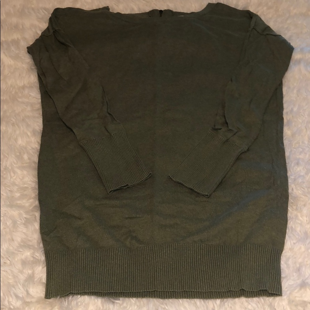 Between Me & You Zip-Back Sweater SZ XS